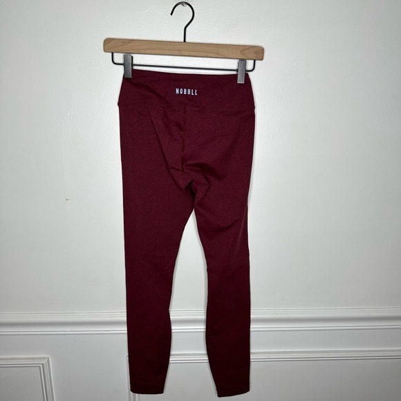 NOBULL Project Cabernet Red Mid-Rise Full Length Legging Womens S - Picture 2 of 7